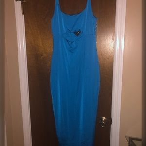 Sexy turquoise dress